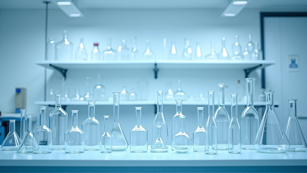Borosilicate flask distribution setup